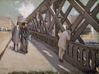 Study for Le Pont de l'Europe (Gustave Caillebotte) - Muzeo.com