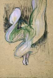 Study for Loie Fuller (Henri de Toulouse-Lautrec) - Muzeo.com