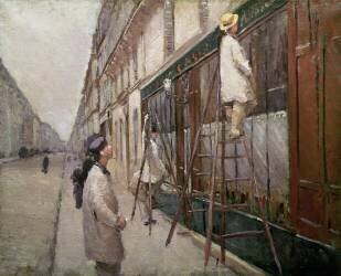 Study for The Painters (Gustave Caillebotte) - Muzeo.com