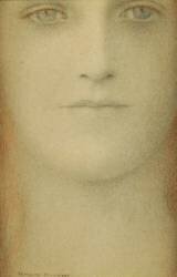 Study of a Woman (Fernand Khnopff) - Muzeo.com