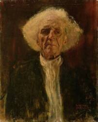 Study of the Head of a Blind Man (Gustav Klimt) - Muzeo.com