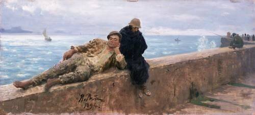 Study of Vagabonds (Ilya Répine) - Muzeo.com