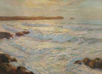 Summer Sea (Julius Olsson) - Muzeo.com