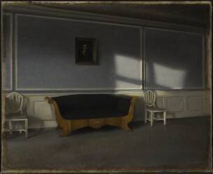 Sunshine in the Drawing Room III (Vilhelm Hammershoi) - Muzeo.com