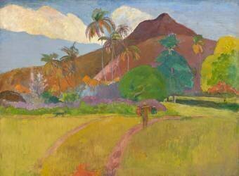 Tahitian Landscape (Paul Gauguin) - Muzeo.com
