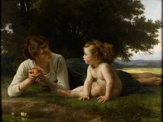 Temptation (William Bouguereau) - Muzeo.com