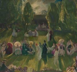 Tennis at Newport (George Wesley Bellows) - Muzeo.com