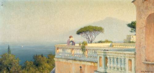 Terrasse de l'hôtel Cocumella (Henry Brokman) - Muzeo.com