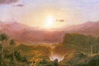 The Andes of Ecuador (Frederic Edwin Church) - Muzeo.com