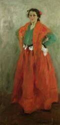 The Artist's Wife dressed as a Spanish Woman (Alexej von Jawlensky) - Muzeo.com