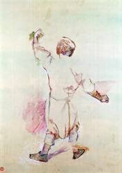 The Back of a Man in a Long Shirt (Henri de Toulouse-Lautrec) - Muzeo.com