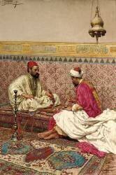 The backgammon players (Giulio Rosati) - Muzeo.com