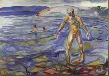 The Bather (Edvard Munch) - Muzeo.com