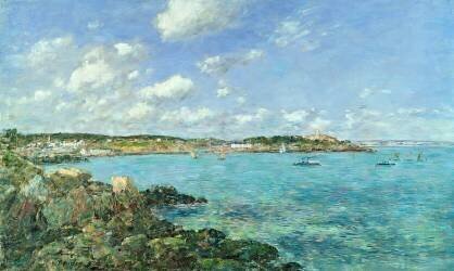 The Bay of Douarnenez (Eugène Boudin) - Muzeo.com