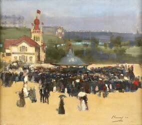 The Blue Hungarians (John Lavery) - Muzeo.com