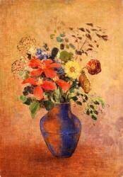 The Blue Vase (Odilon Redon) - Muzeo.com