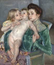 The Caress (Mary Cassatt) - Muzeo.com