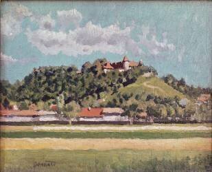 The Chateau de Virieu in Dauphine (Pierre Bonnard) - Muzeo.com