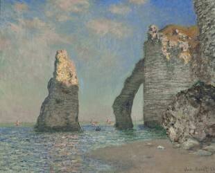 The Cliffs at Etretat (Claude Monet) - Muzeo.com