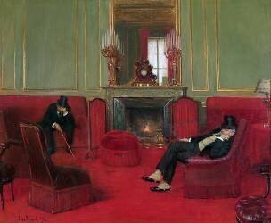 The club (Jean Béraud) - Muzeo.com