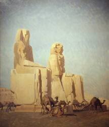 The colossus of Thebes (Jean-Léon Gérôme) - Muzeo.com
