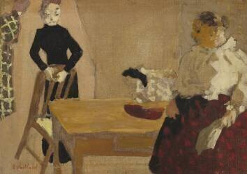 The Conversation (Edouard Vuillard) - Muzeo.com