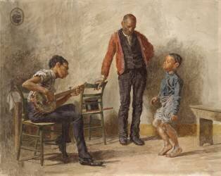 The Dancing Lesson (Thomas Eakins) - Muzeo.com
