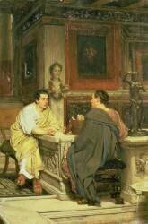The Discourse (Lawrence Alma-Tadema) - Muzeo.com