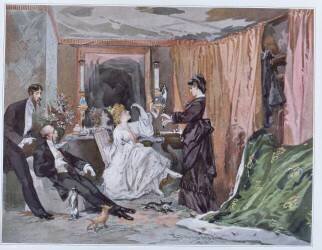 The Dressing Room of Hortense Schneider (Edmond Morin) - Muzeo.com