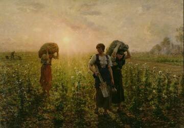 The End of the Working Day (Jules Breton) - Muzeo.com