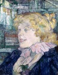 The English Girl from 'The Star' at Le Havre (Henri de Toulouse-Lautrec) - Muzeo.com