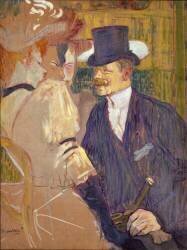 The Englishman at the Moulin Rouge (Henri de Toulouse-Lautrec) - Muzeo.com