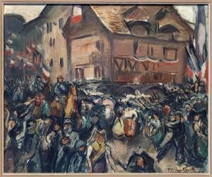 The entry of French troops in Strasbourg (Achille Emile Othon Friesz) - Muzeo.com