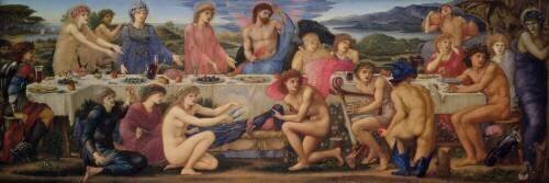 The Feast of Peleus (Edward Burne-Jones) - Muzeo.com