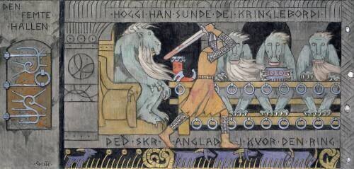 The fifth Hall - Munthe (Gerhard Munthe) - Muzeo.com