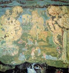 The First Days of Spring in the Countryside (Pierre Bonnard) - Muzeo.com