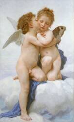 The First Kiss (William Bouguereau) - Muzeo.com