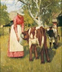 The First Meal (Henry Herbert la Thangue) - Muzeo.com
