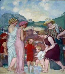 The first steps (Maurice Denis) - Muzeo.com