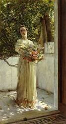 The Flower Gatherer (Gioacchino Pagliei) - Muzeo.com