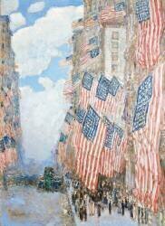 The Fourth of July (Childe Hassam) - Muzeo.com