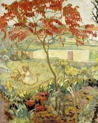 The Garden and the Red Tree (Pierre Bonnard) - Muzeo.com