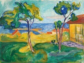 The Garden in Asgardstrand (Edvard Munch) - Muzeo.com