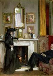 The Grey Drawing Room (John Lavery) - Muzeo.com