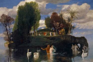 The island of life (Arnold Böcklin) - Muzeo.com