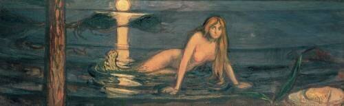 The lady from the sea (Edvard Munch) - Muzeo.com