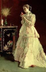 The Lady in Pink (Alfred Stevens) - Muzeo.com
