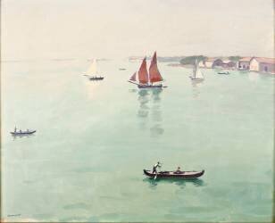 The Lagoon in Venice (Albert Marquet) - Muzeo.com