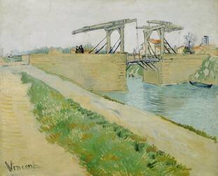 The Langlois Bridge (Vincent van Gogh) - Muzeo.com
