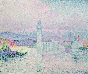 The Lighthouse at Antibes (Paul Signac) - Muzeo.com
